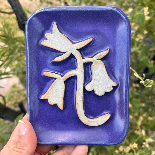 Campanula Flower Soap Dish