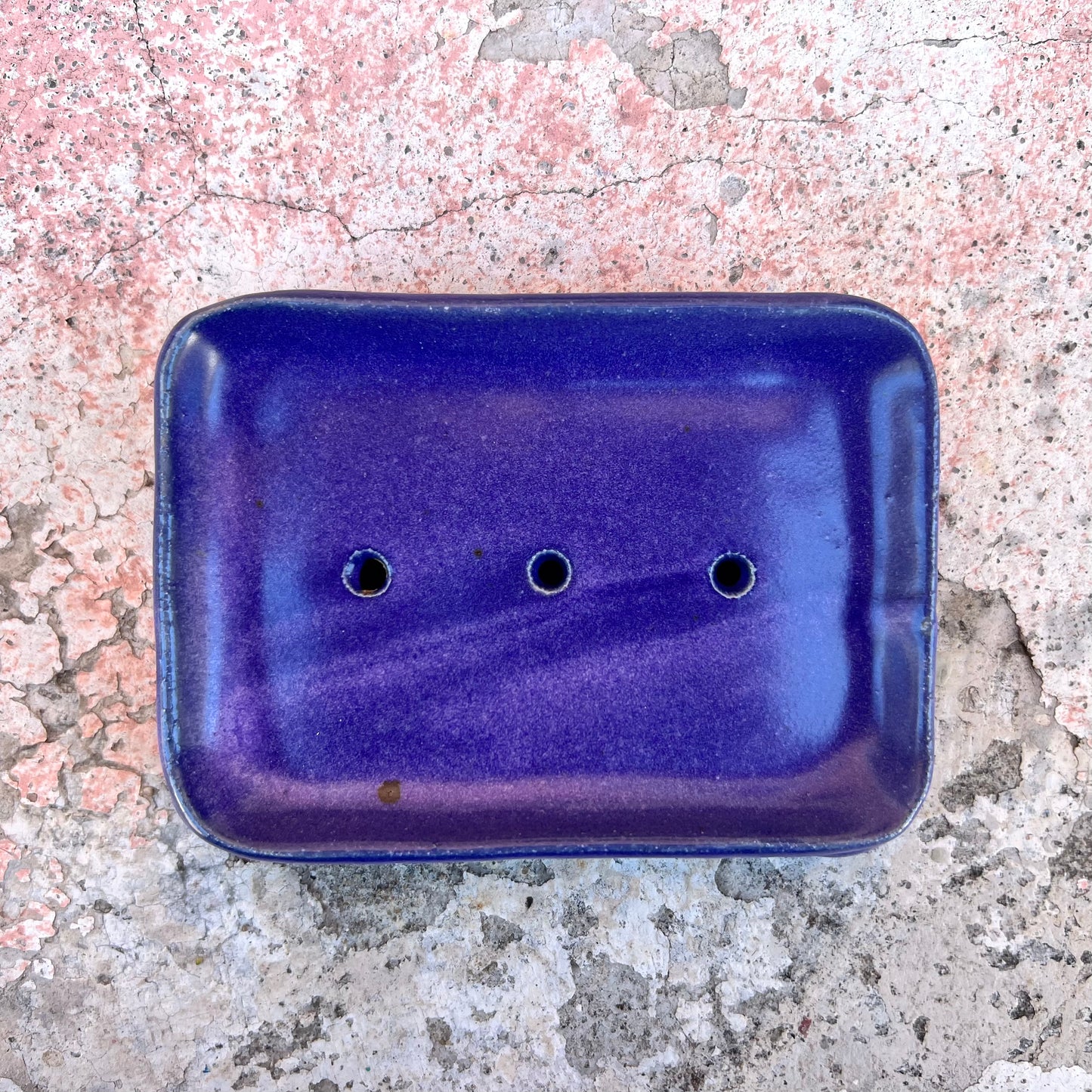 Purple Stacked Soap Dish