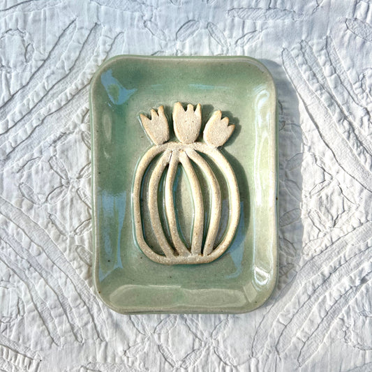 Barrel Cactus Soap Dish