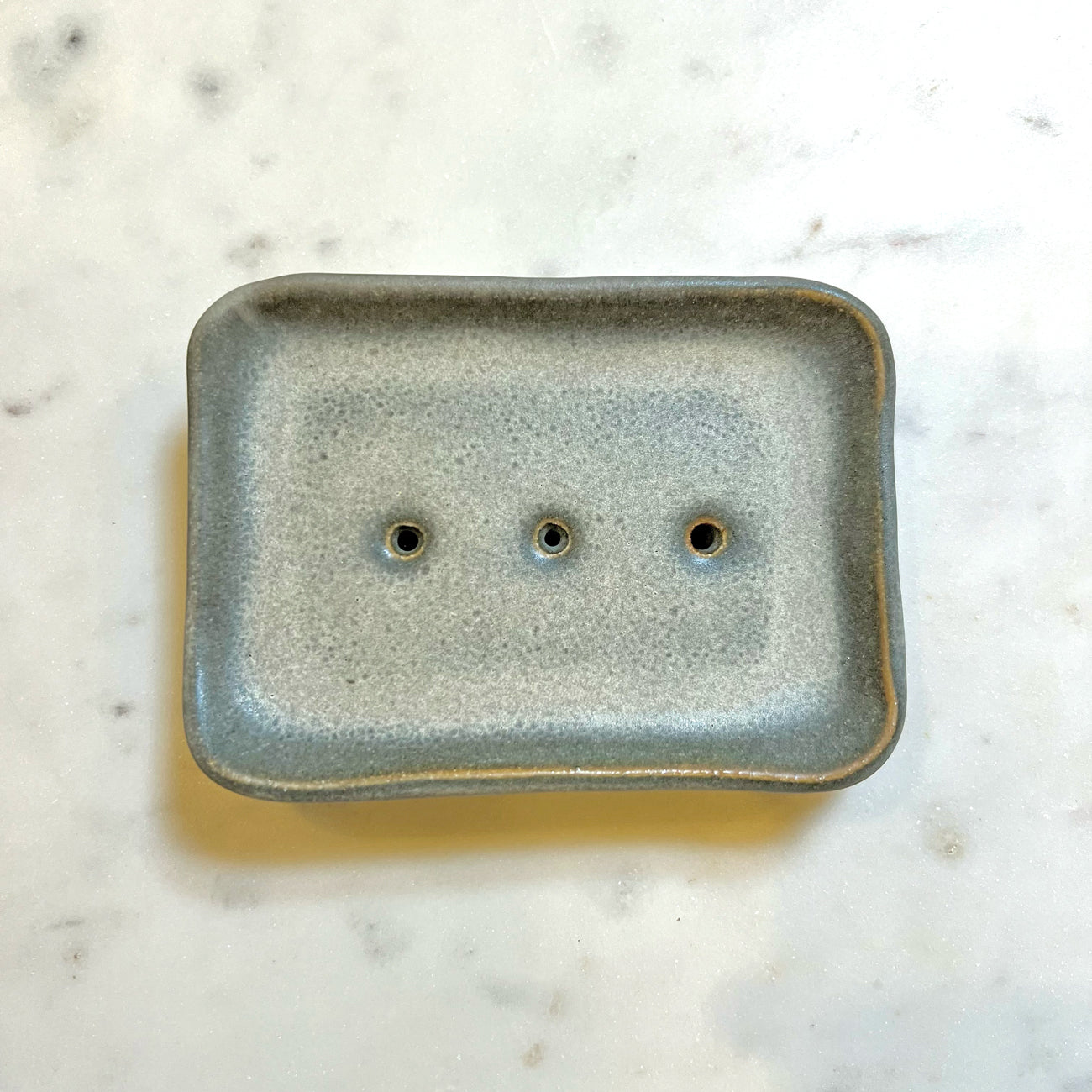 Grey Stacked Soap Dish